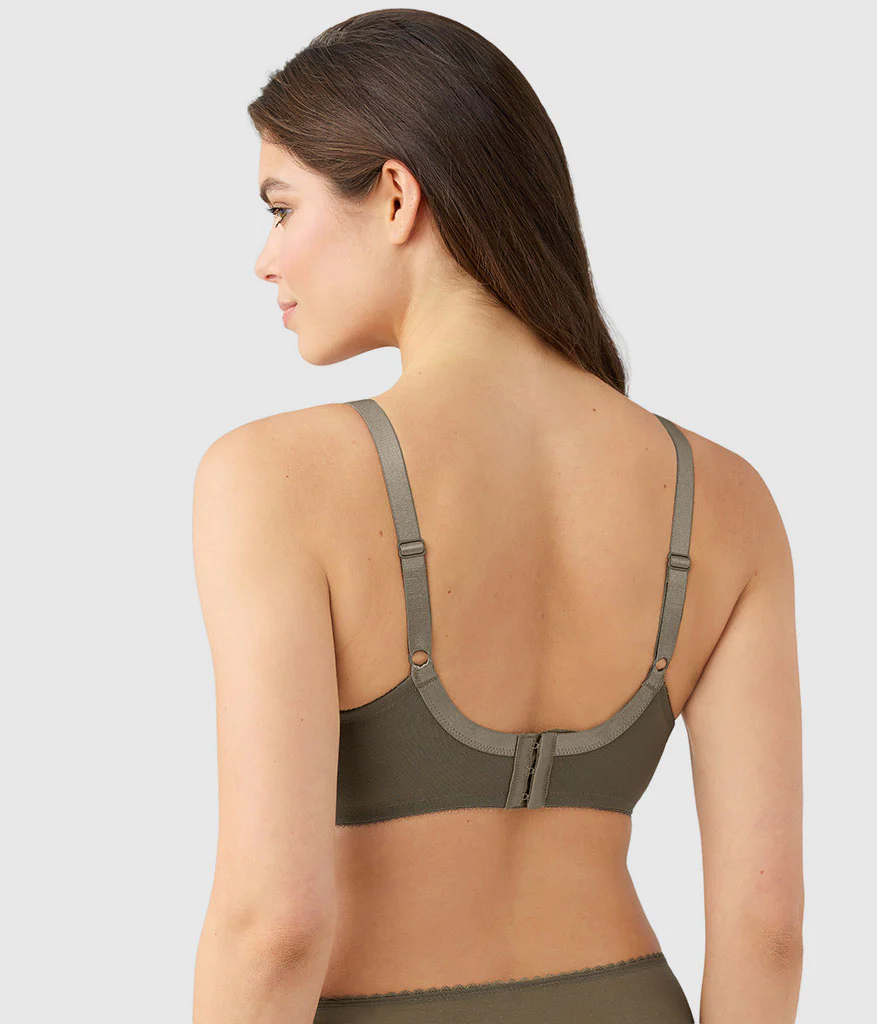 Retro Chic Full Figure Underwire Bra: Bungee Cord - Image 3