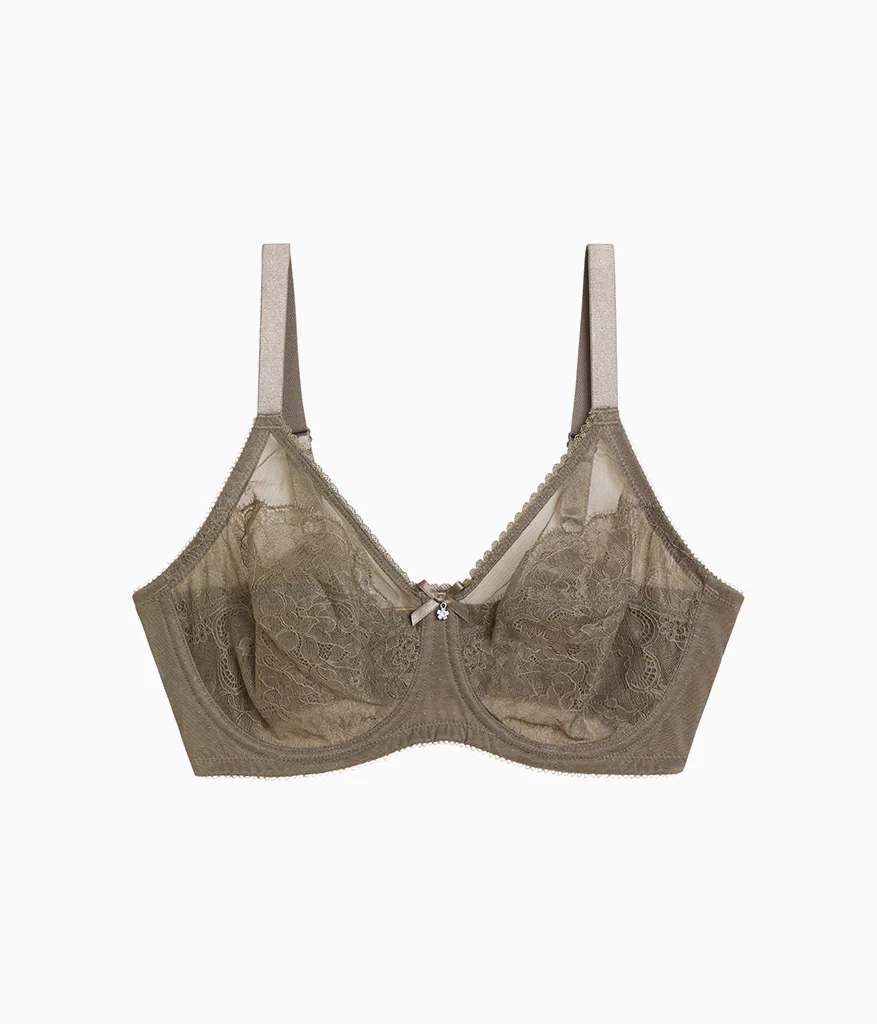 Retro Chic Full Figure Underwire Bra: Bungee Cord - Image 6