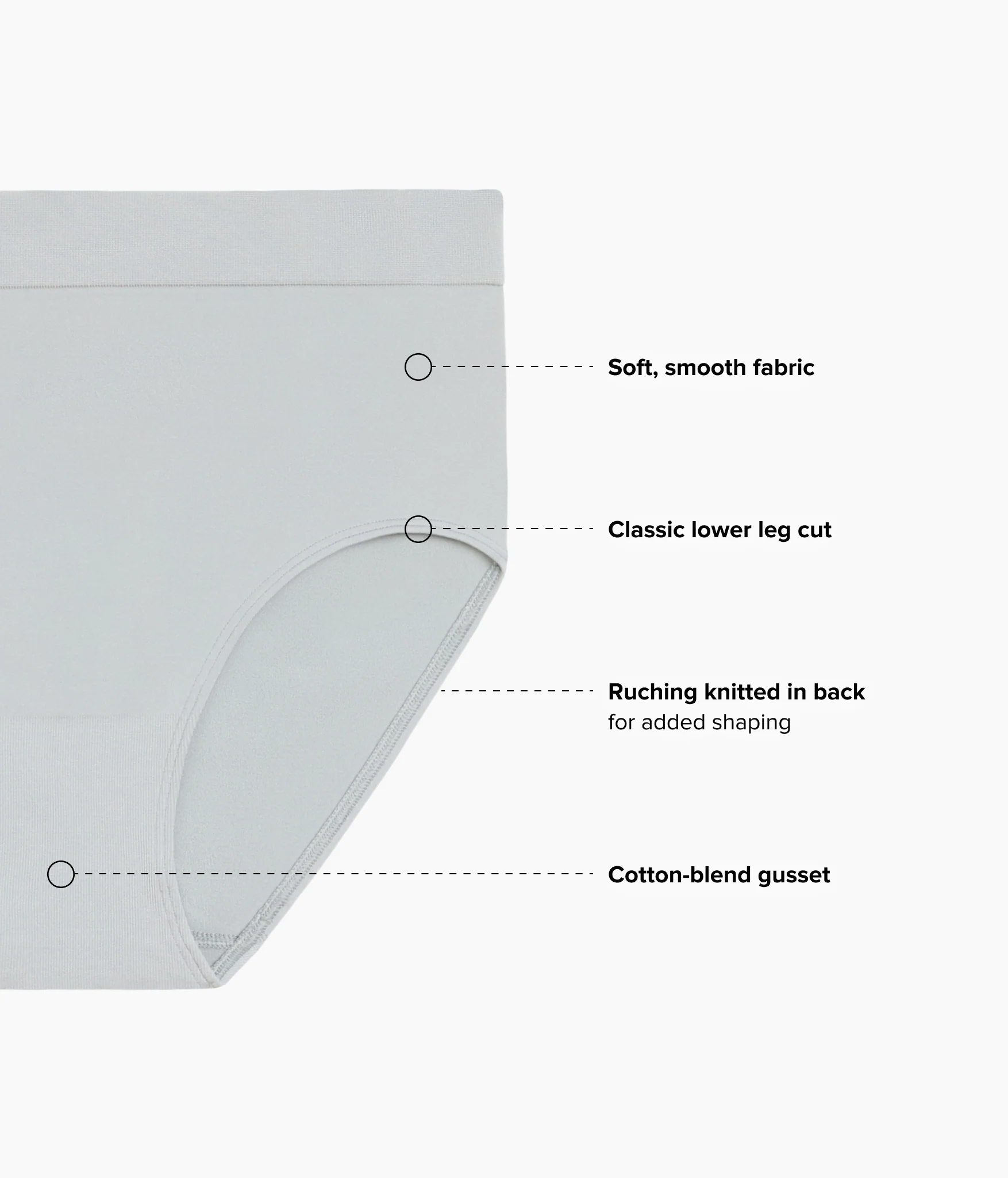 B-Smooth® Seamless Brief: Belgian Block - Image 4