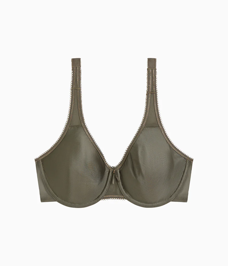 Basic Beauty Full Figure Seamless Underwire Bra: Bungee Cord - Image 5