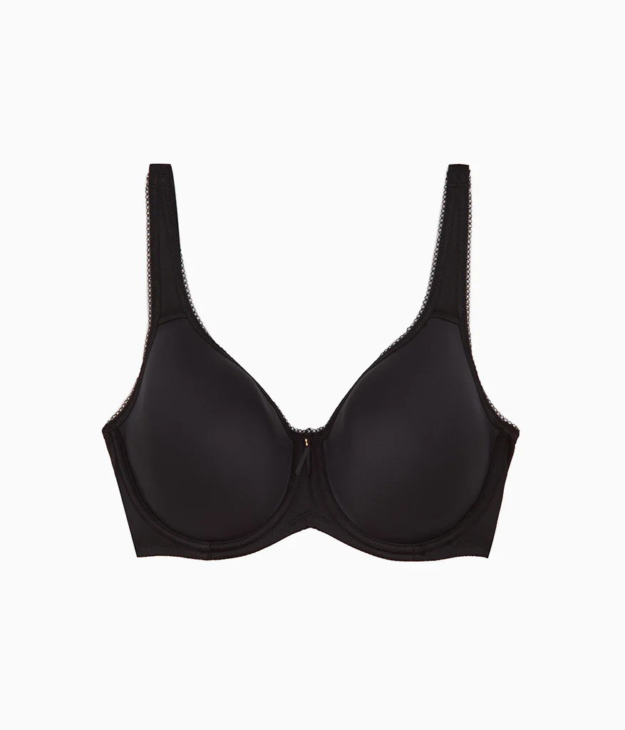 Basic Beauty Spacer Underwire T-Shirt Bra: Black - Image 8