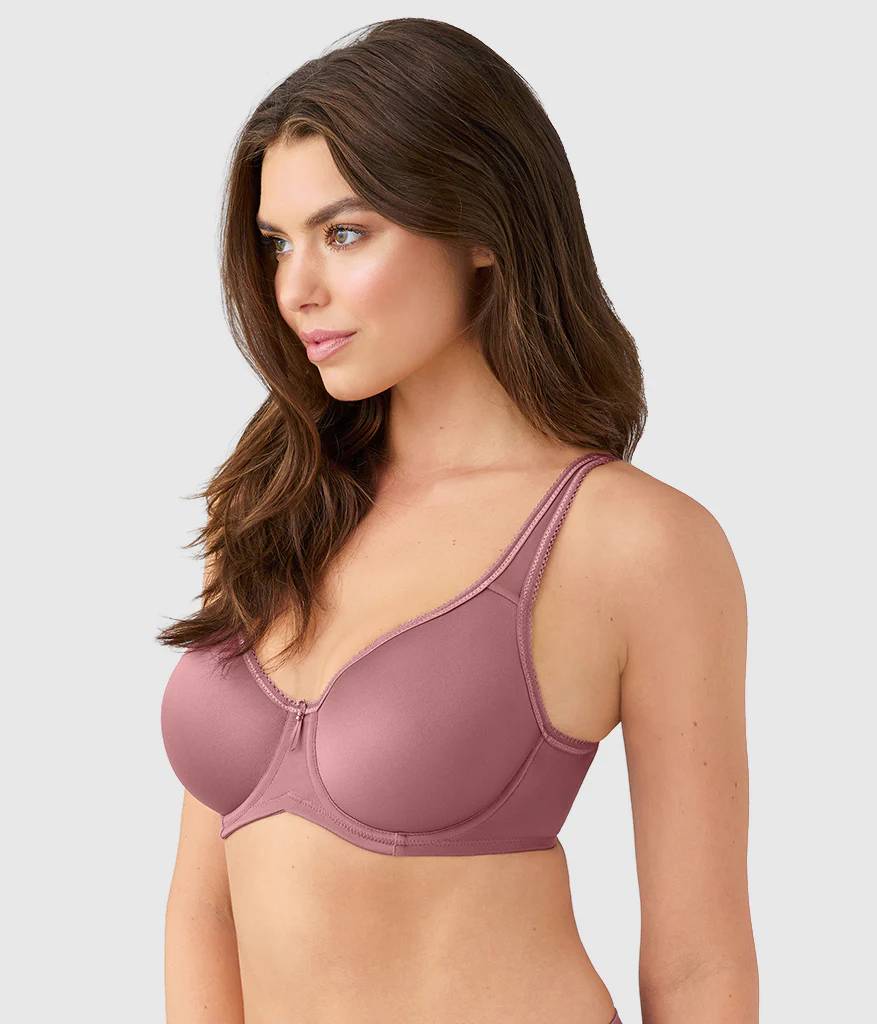 Basic Beauty Spacer Underwire T-Shirt Bra: Rose Brown - Image 2