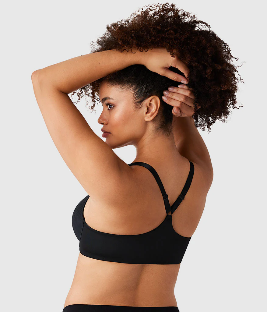 Elevated Allure Front Close Underwire Bra: Black - Image 2