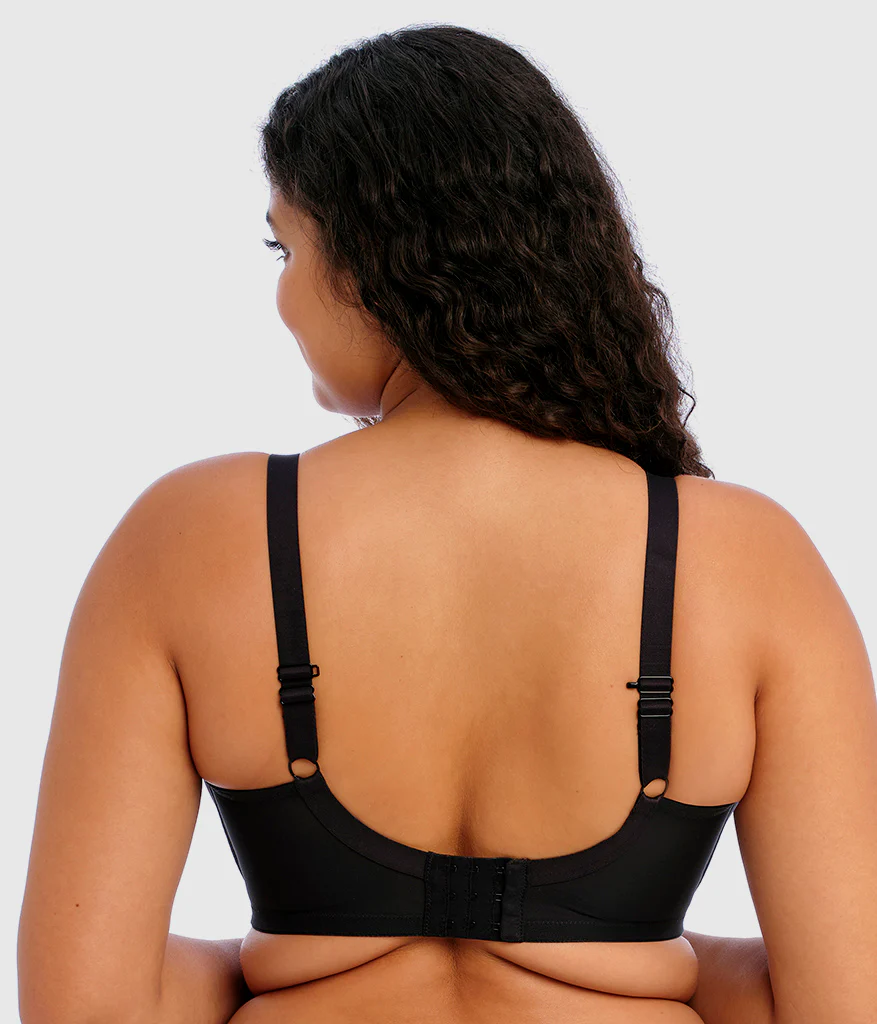 Energise Full Figure Underwire Sport Bra: Black - Image 2