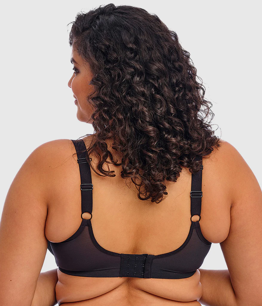 Matilda Underwire Plunge Bra: Black - Image 2