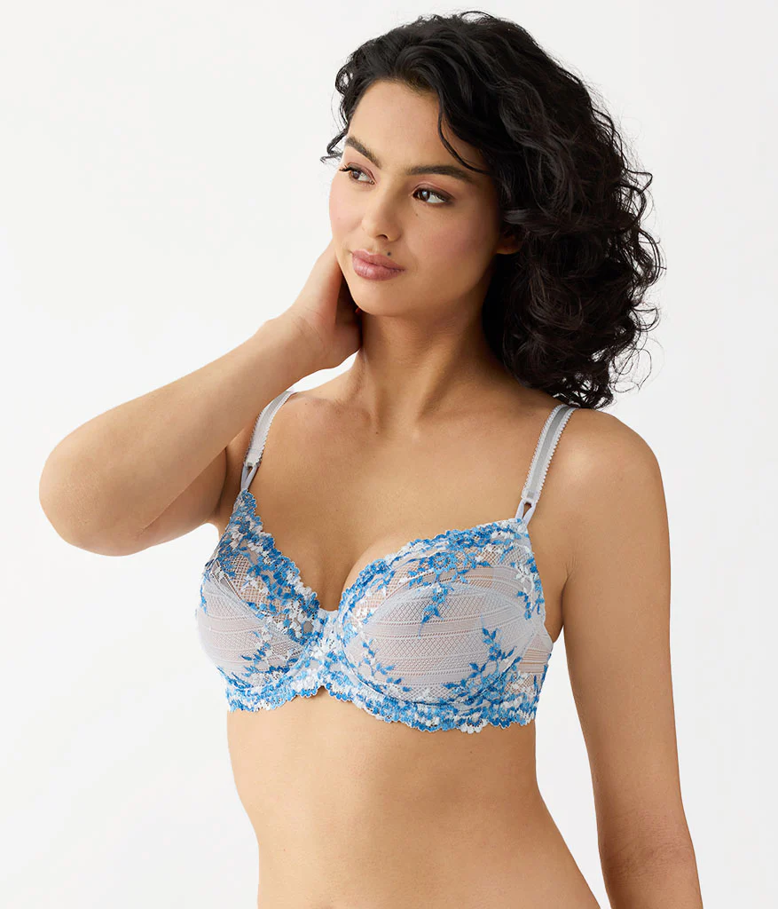 Embrace Lace® Underwire Bra: Micro Chip Multi - Image 2