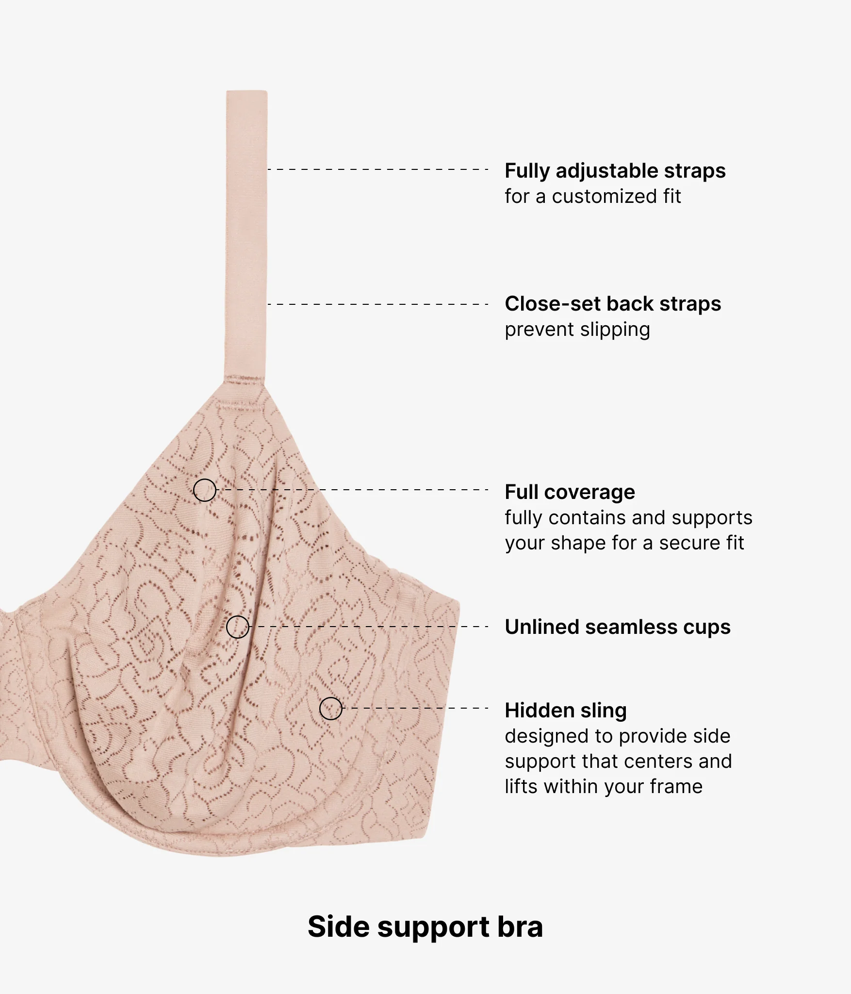 Inside Job™ Underwire Bra: Roebuck - Image 4
