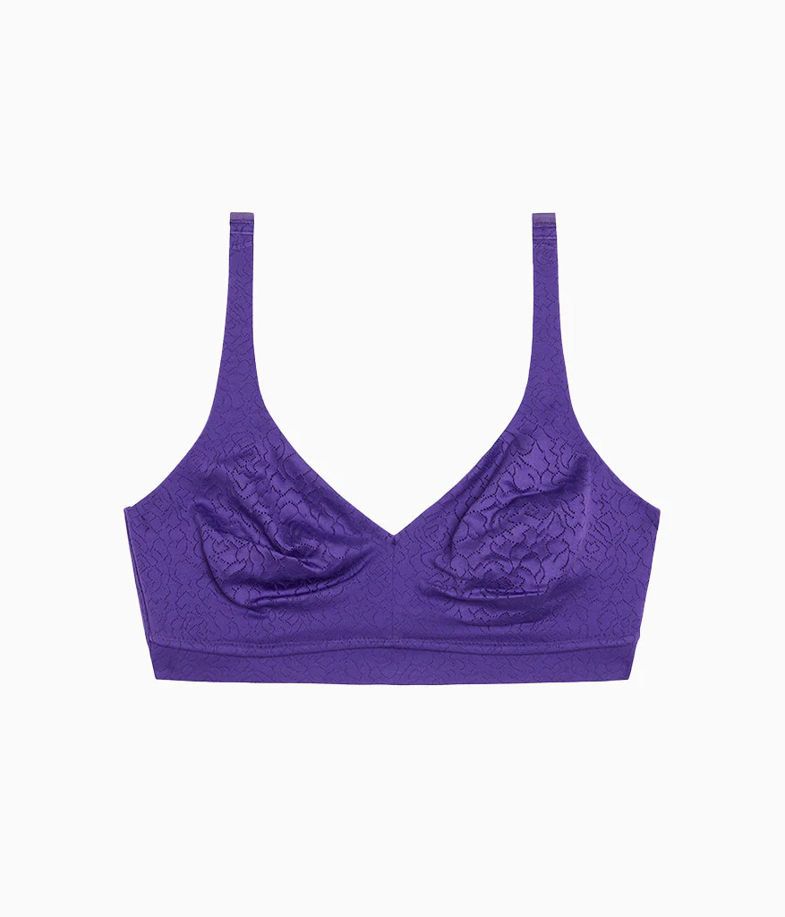 Inside Job™ Wire Free Bra: Purple Indigo - Image 6