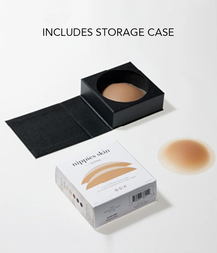 Nippies Adhesive Nipple Covers - Extra Coverage: Hazelnut - Image 3