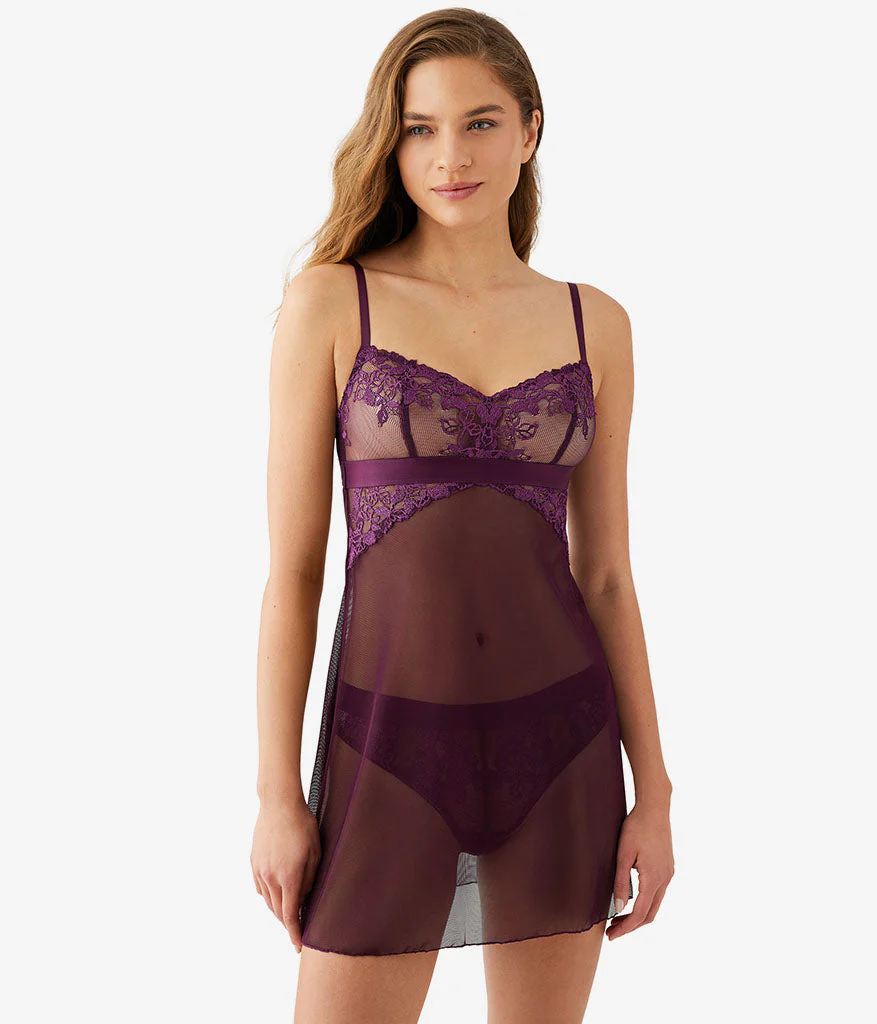 Opening Act Chemise: Potent Purple