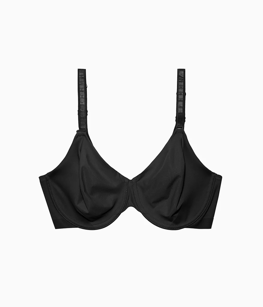 Shape Revelation® Uneven Underwire Bra: Black - Image 6