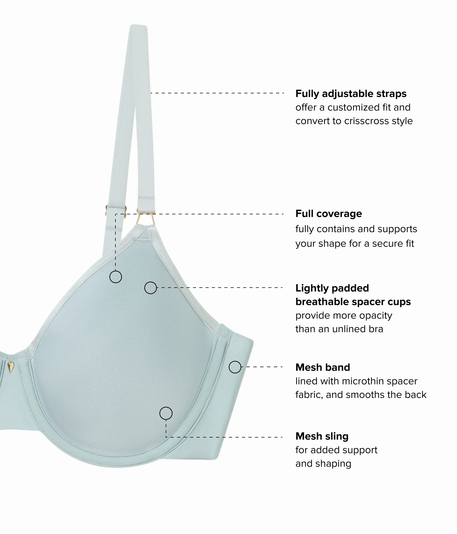 Simply Done T-Shirt Bra: Belgian Block - Image 5