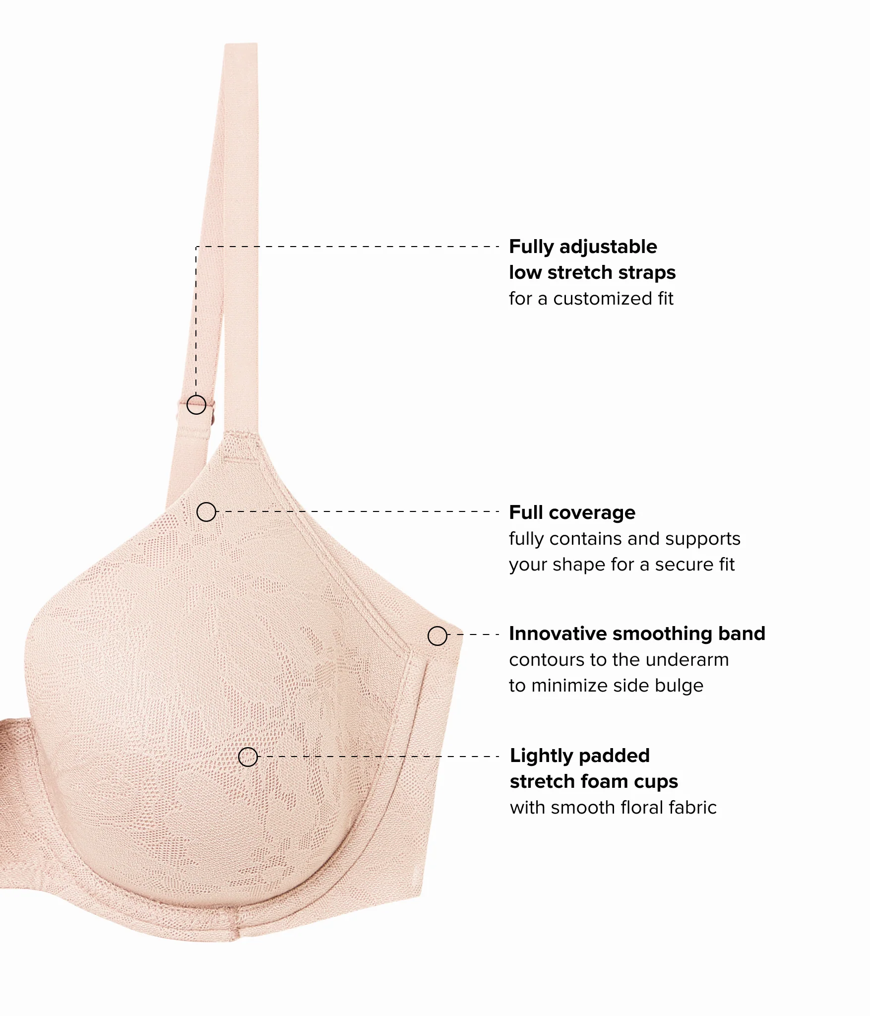 Taking Sides T-Shirt Bra: Roebuck - Image 5